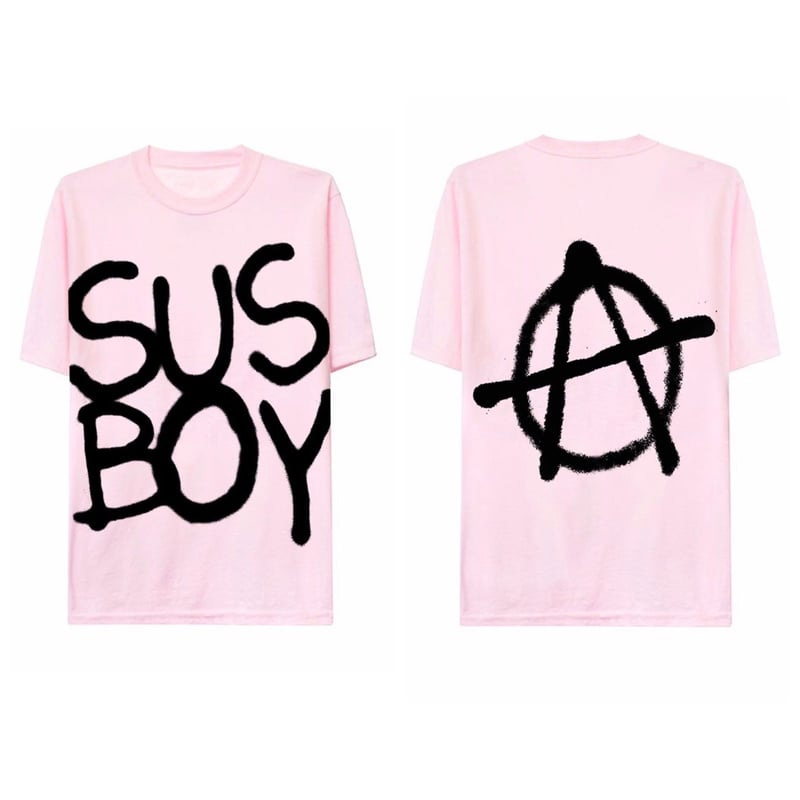 SUS BOY/LOGO Anarchy Tshirts PINK | BINGOSTAR