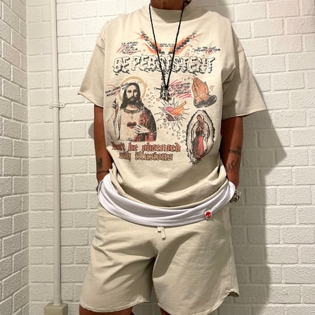 Mismatch NYC/Christ maria Tee  "oatmeal" (SET UP)