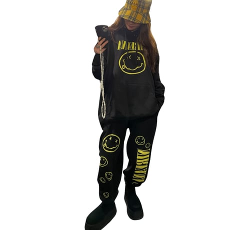 NIRVANA/Official Oversize SetUp (hoodie＋pants)