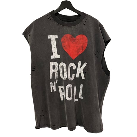 Mismatch NYC/I ♡Rock Cut off Tee