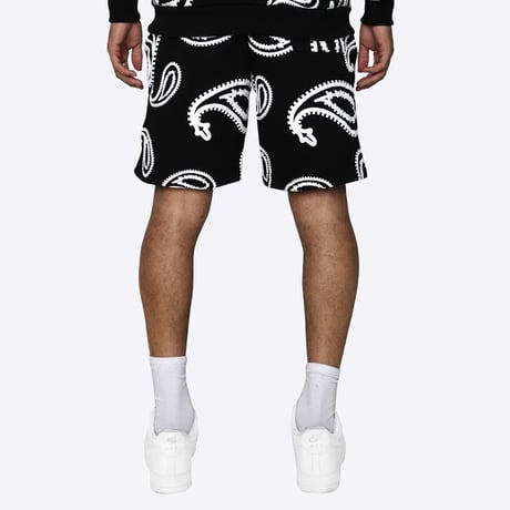 EPTM/BANDANA PUFFY  SHORTS "BLACK"