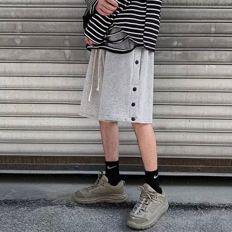 URKOOL/SNAP SHORTS　GREY