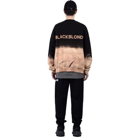 BLACK BLOND/BB bleached Crewneck Sweatshirt