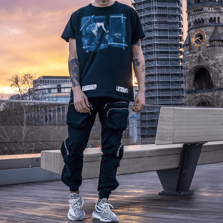 URKOOL/CARGO Pants V5ーBLACK