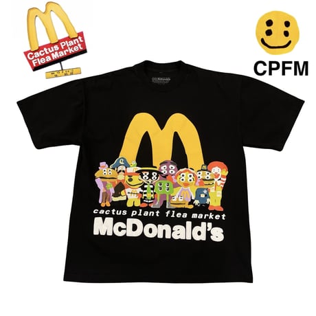 CPFM ×  McDonald's / buggy and friends Tee BLACK