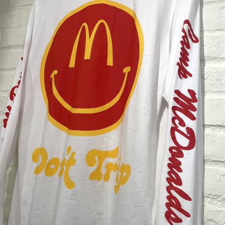 FREE&EASY/✖︎ McDonalds LongSleeve Tee WHITE