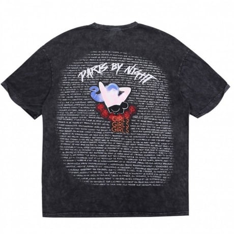 Sixth June/Oversized Tee ウォッシュブラック