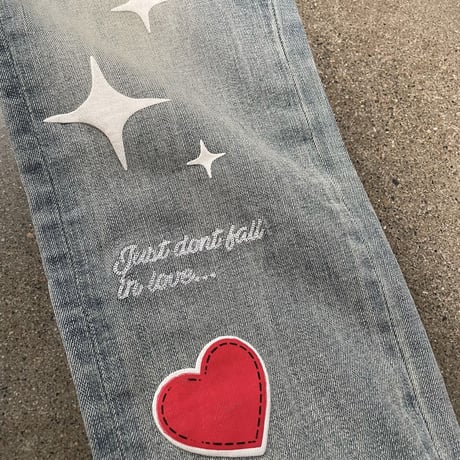 LIFTED UNCHORS/PUFF Print DENIM