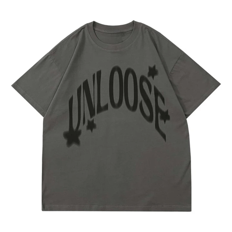 #OVDY / UNLOOSE Tee "Black & DarkGray"