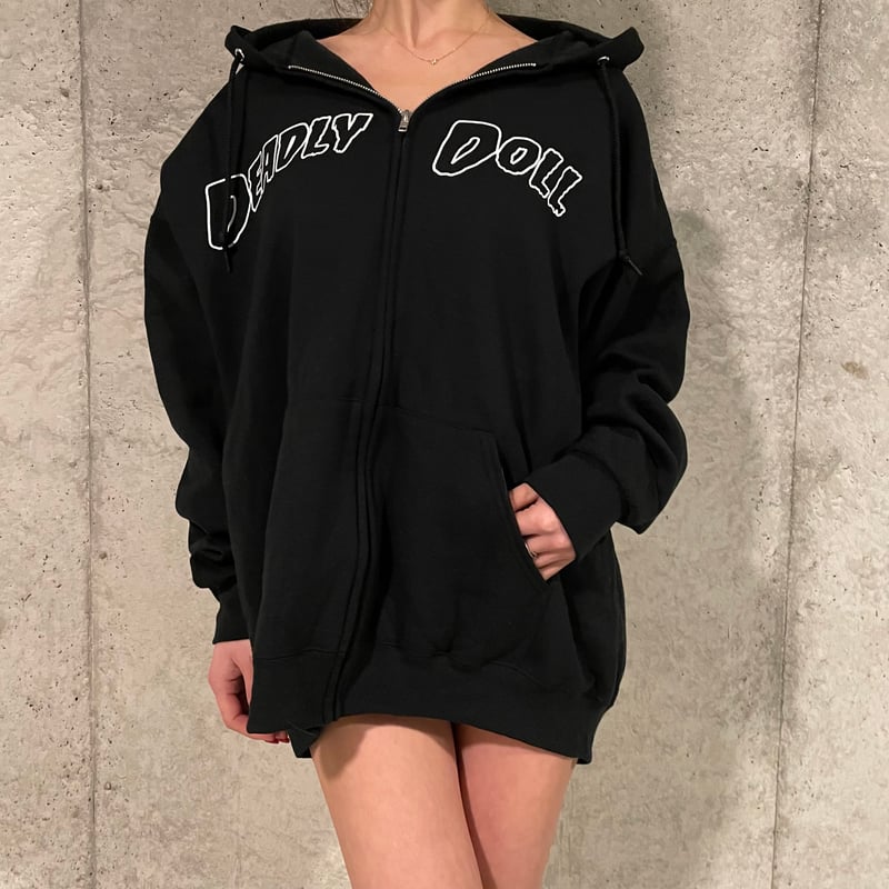DEADLY DOLL ジャージセットアップ販売 Size【S】 DEADLY DOLL デッドリードール Skele zip up Black
