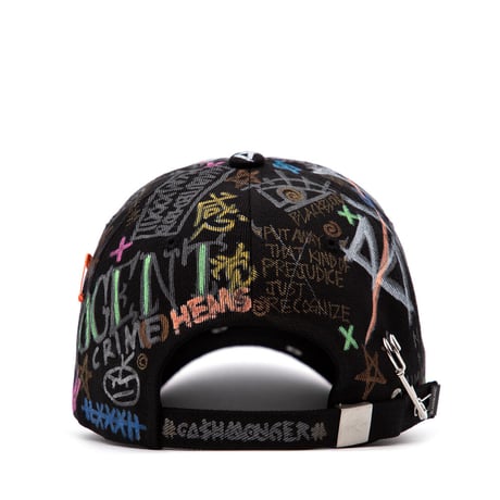 BLACK BLOND/Plate Logo CUSTOM CAP 