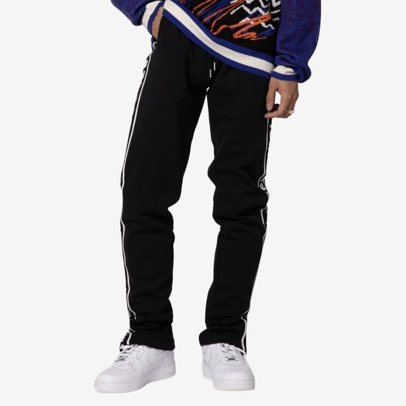 訳あり　just don トラックパンツ　サンダー ALL CITY by Just Don / Logo Sweatpants BLACK |
