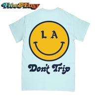FREE&EASY/Be Happy Smile Tee WASH BLUE