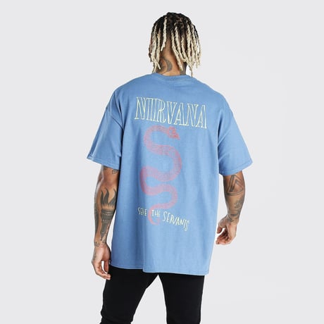 NIRVANA/Official Tshirts  "BLUE”