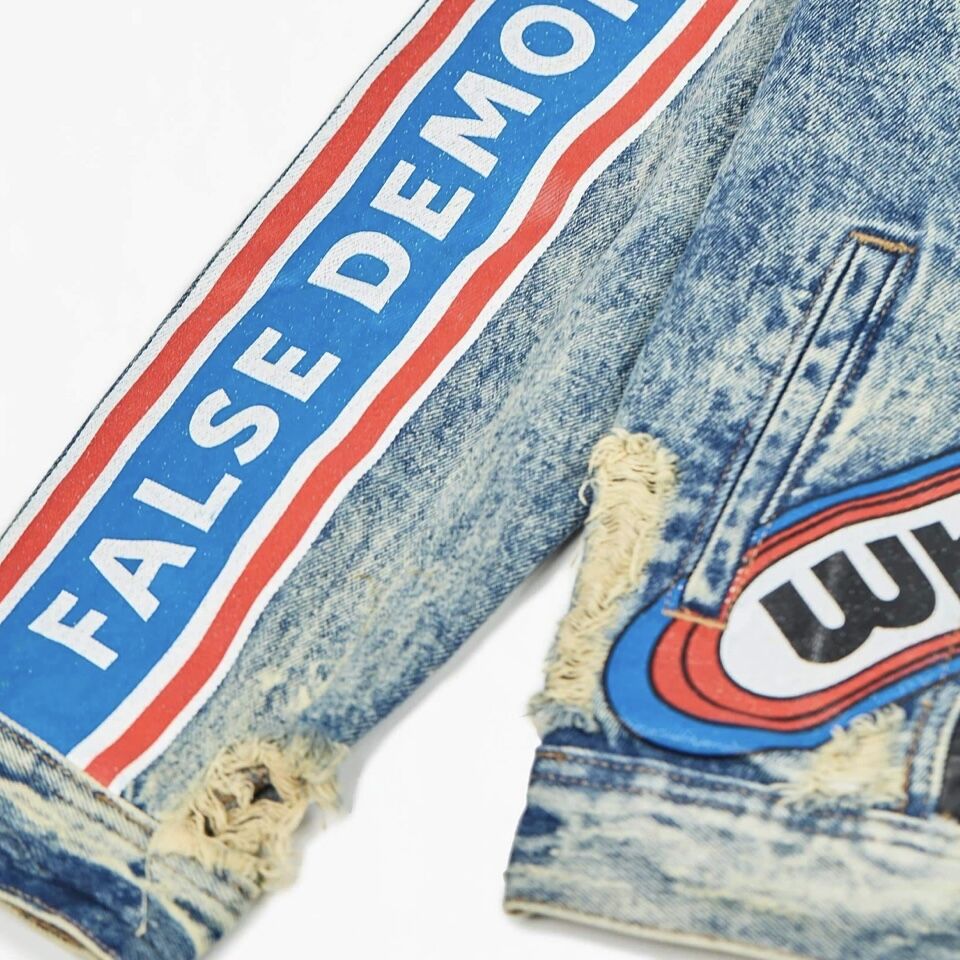 Reason Clothing Newyork/Crazed denim Jacket | B