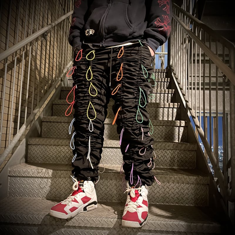 EPTM/Accordion Pants BLACK | BINGOSTAR ・ ビンゴスター