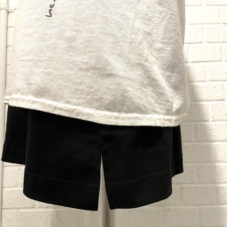 WOSS.official/CUT OFF No Sleeve Tshirts (Black/White)