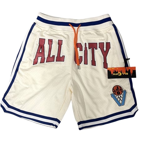 ALL CITY by Just Don / Logo basketball Shorts CREAM