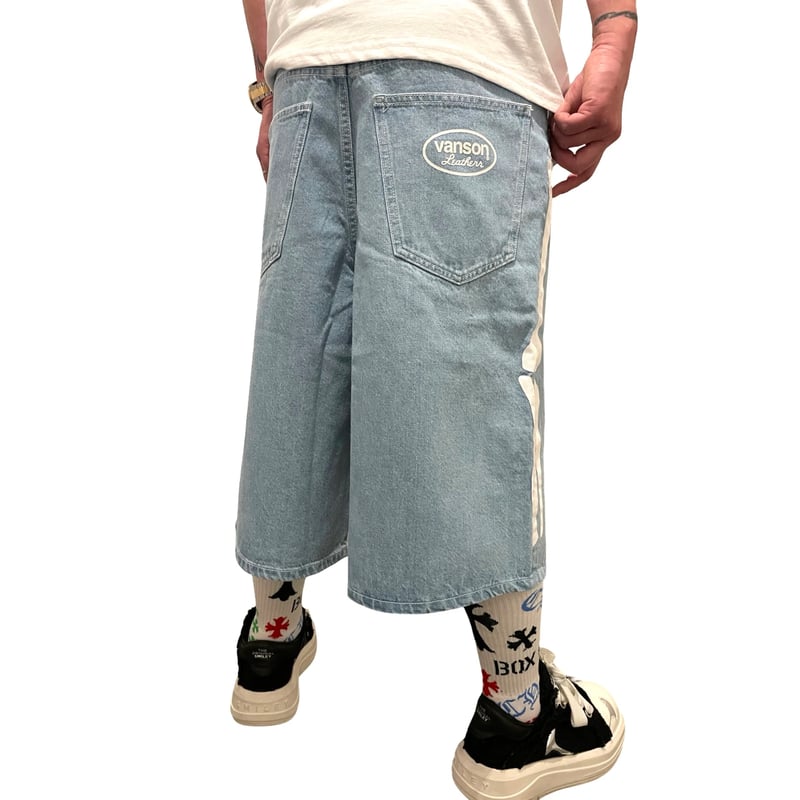 VANSON / Skalton Bones Denim Shorts 