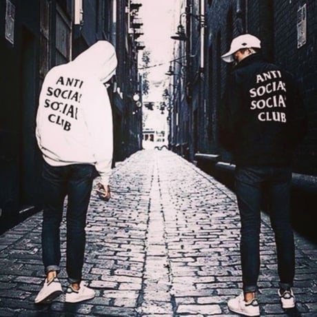 Anti Social Social Club/SS新作 Logo Hoodie WHITE