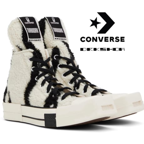 CONVERSE × Rick Owens/TURBODRK Hight Cut SNEAKER