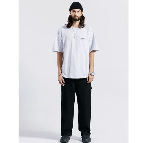 SAINT PAIN/Back Logo Tee WHITE
