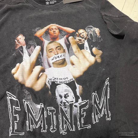 Mismatch NYC/Washed Black  EMINEM  Longsleeve Tee