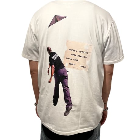 MIRACLES/ VIRGIL ABLOH "TIME" Tee  WHITE
