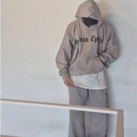 YEEZY × Gosha Rubchinskiy  / Logo Hoodie (SET UP) "GRAY