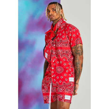 BOOHOO × Migos /BANDANA Set Up  RED