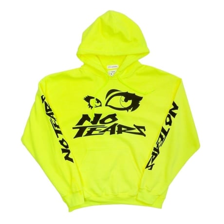 Petals and Peacocks/No Tears Hoodie Neon Yellow