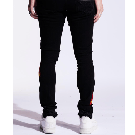 Crysp Denim/SMILE Black  denim