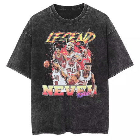 Mismatch NYC/”BULLS LEGEND” vintage Tee