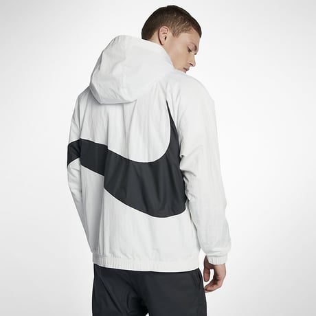NIKE/US規格 BIG SWOOSH ANORAK JACKET　ホワイト