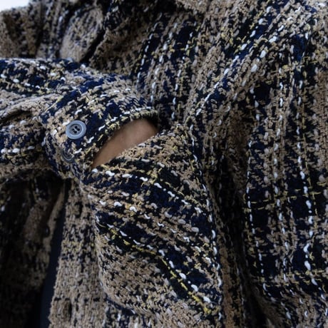 EPTM/Tweed Heavy Flannel shirt KHAKI