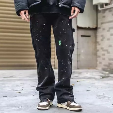 WOSS.official/Buggy  denim pants　"Black "