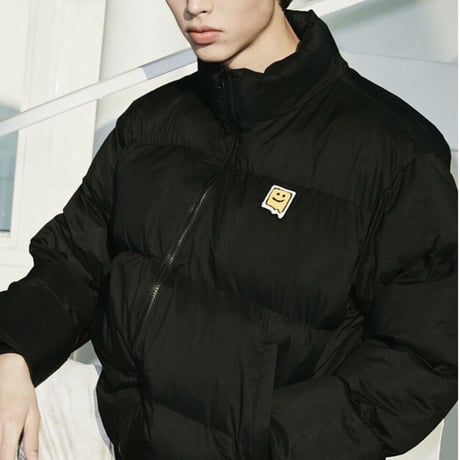 MISTER CHILD/smile Puffer Jacket "BLACK"