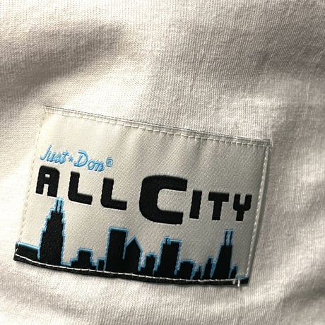 ALL CITY by Just Don / Logo Tshirt WHITE