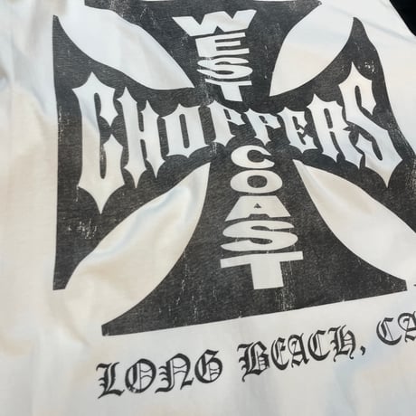 West Coast Choppers/ Logo Tee "Vintage WHite"