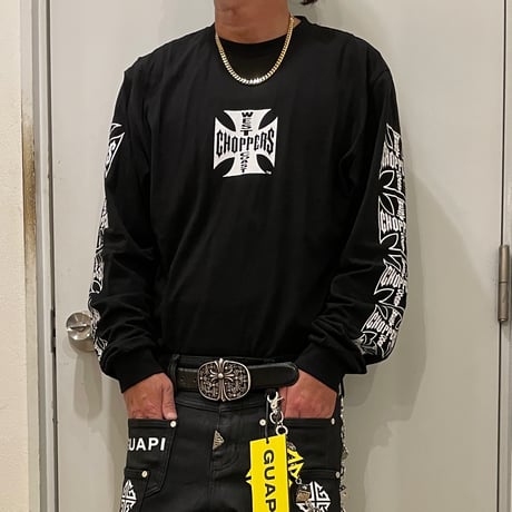 West Coast Choppers/ W.C.C Logo Longsleeve Tshirts "BLACK"