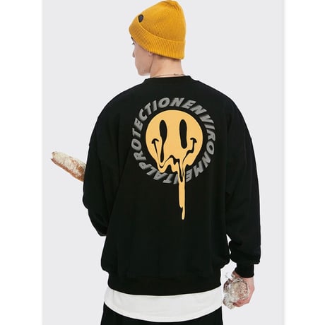 WOSS.official/Smile art Crewneck