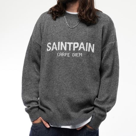 SAINT PAIN/LOGO Knit