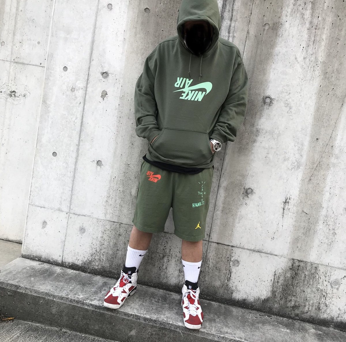 Cactus Jack 激レア Travis Scott×NIKE Jordan コラボ ショーツ Cactus Jack 激レア Travis Scott×NIKE Jordan コラボ ショーツ