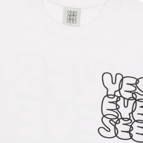 YESEYESEE/ Big Logo LongSleeve Tee WHITE