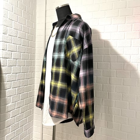 WOSS.official/ MIX color Check Flannel Shirts