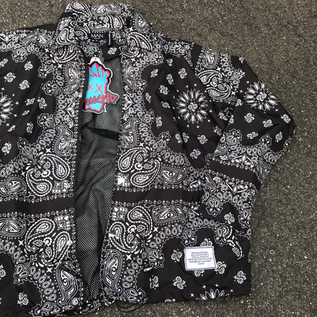 BOOHOO × Migos /BANDANA Coach Jacket BLACK