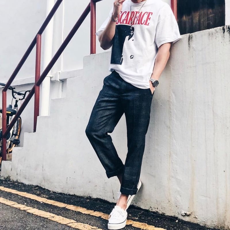 オフィシャル ODB/ SCARFACE ラップ Tシャツ Scarface Official Merch The World Is Yours T-shirts / White