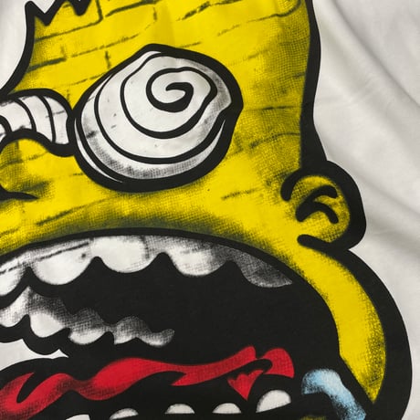 Mismatch NYC/Crazy Simpsons hommage tee  (WHITE)
