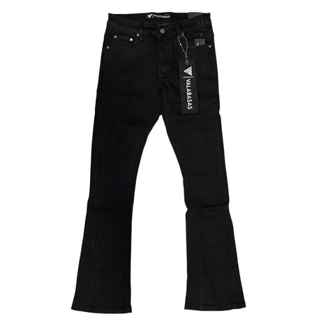 VALABASAS / Mr Stacked Denim  "BLACK"