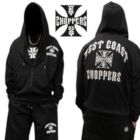 West Coast Choppers/ OverSize Zip Up Hoodie (SET UP)